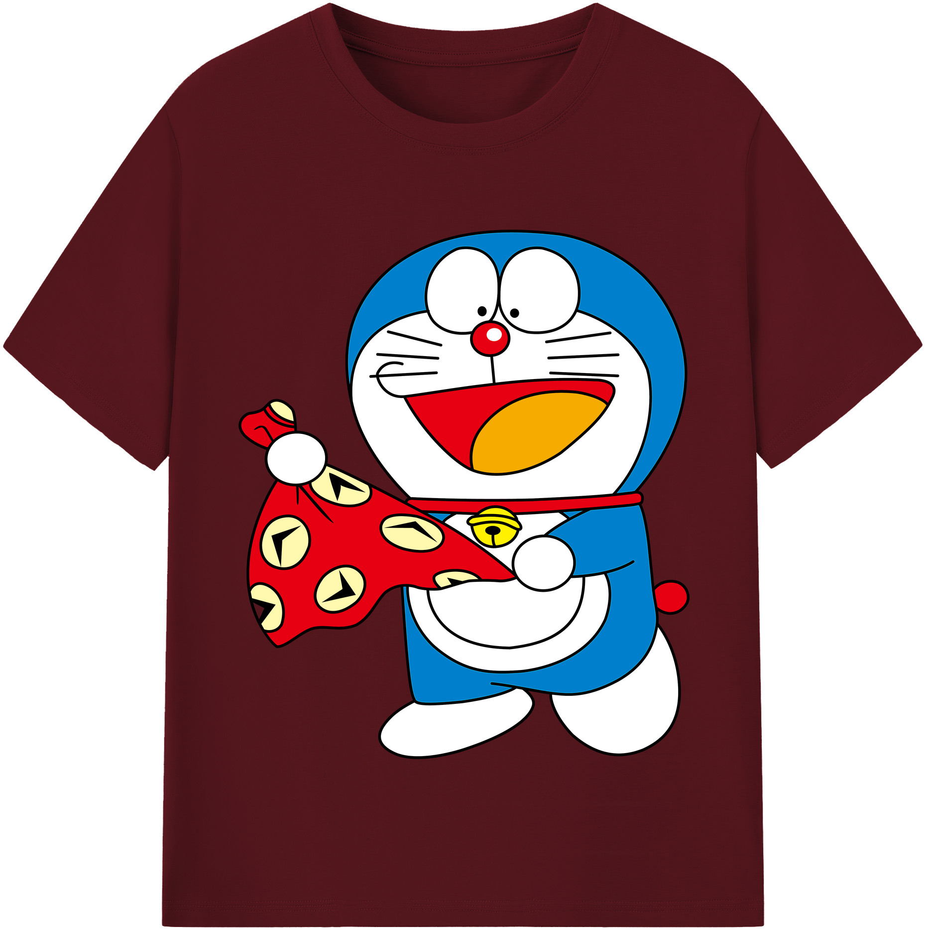 （画像用） ドラえもん Doraemon 綿100％半袖Tシャツ（フロントプリント）